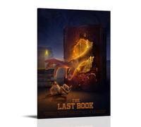JDHUOXIAO The Last Book Poster Wall Art Aesthetic Cover Poster Design Painting for Living Room Bed Room 12x18inch(30x45cm) Frame-style
