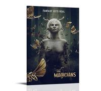 JDHUOXIAO The Magicians Poster Wall Art Aesthetic Cover Poster Design Painting for Living Room Bed Room 16x24inch(40x60cm) Frame-style