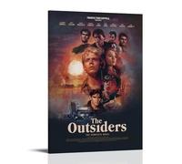 JDHUOXIAO The Outsiders Poster Wall Art Aesthetic Cover Poster Design Painting for Living Room Bed Room 20x30inch(50x75cm) Frame-style