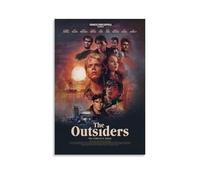 JDHUOXIAO The Outsiders Poster Wall Art Aesthetic Cover Poster Design Painting for Living Room Bed Room 16x24inch(40x60cm) Unframe-style