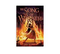 JDHUOXIAO The Song of Wrath Book Cover Poster Wall Art Aesthetic Cover Poster Design Painting for Living Room Bed Room 08x12inch(20x30cm) Unframe-style