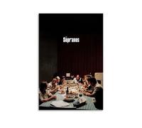 JDHUOXIAO The Sopranos Poster Wall Art Aesthetic Cover Poster Design Painting for Living Room Bed Room 12x18inch(30x45cm) Unframe-style