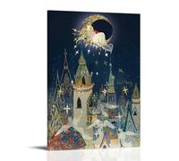 JDHUOXIAO Thousands of Dreams Falling on The Ground Poster Wall Art Aesthetic Cover Poster Design Painting for Living Room Bed Room 08x12inch(20x30cm) Frame-style