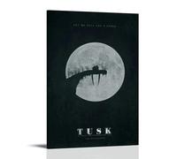 JDHUOXIAO Tusk Poster Wall Art Aesthetic Cover Poster Design Painting for Living Room Bed Room 16x24inch(40x60cm) Frame-style