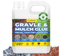 JDiction LOCKHOLD Gravel Binder 3.8L- Waterbased Resin Gravel Glue for Bonding Stone, Bark and Pebble on Garden Paths, Patios & Borders, Non-Toxic, Pet Safe, Lasts up to 2 Years, Mulch Glue for Gravel