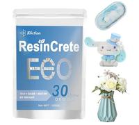 JDiction ResinCrete, 1000g Water Based Casting Resin for Beginners, 20-30 Min Fast Curing Terrazzo Resin, Self Leveling, Easy Mix Casting & Coating
