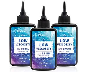 JDiction UV Resin, Upgrade 300g Low Viscosity Hard Thin UV Resin with Super Crystal Clear Resin Kit for Jewelry, Casting, Coating and DIY Craft