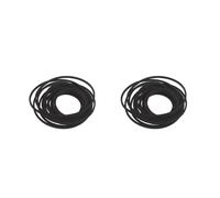 JDIEOQA 40pcs Square Rubber Belts for Recording Devices and Video Drives, 1.2mm Strong Recorder Rubber Belts Mixed Size 30-65mm