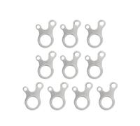 JDIEOQA Guyline Tensioner, 10 Pack Aluminum Alloy Guy Line Cord Adjusters, Guy Line Tension Adjusters, Paracord Tensioner, Tent Rope Tensioners For Camping Hiking Backpacking Outdoor Tent Accessories