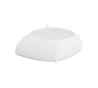 JDIEOQA Succulents Planter Mould Candle Cup Silicone Mould with Stone Texture Jute Rope Ship Ship Body Decoration Tool Dishwasher Silicone Baking Mould