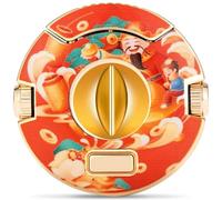 JDIME Artistic Design Cigar Shear Premium Steel Blade Handheld Smoking Companion(A)