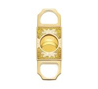 JDIME Metal Cigar Cutter, Circular Blade Scissors with Integrated Top Hook, Portable Stainless Steel Slicer(E)