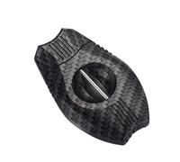JDIME Sleek Carbon Fiber Cigar Clipper Premium Blade Handheld Smoke Tool(A)