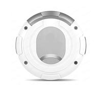 JDIME Stainless Steel Cigar Cutter, Precision Oval Double Blade Guillotine Tool, Vibrant Two-Tone Round Clipper, Ergonomic Dual-Loop Handheld Accessory(G)