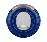 JDIME Stainless Steel Double-Sided Cigar Cutter, Round V-Shape Tool, Manual Metal Scissor(E)