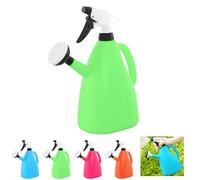 JDKJAG 1L Multifunctional Portable Watering Can with Sprinkler Rose for Indoor Plants, Garden Pot Tool & Yard Lawn (Green)
