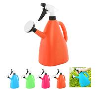 JDKJAG 1L Multifunctional Sprinkler Watering Can, Handheld Portable Small Watering Can, Watering Can Rose, Indoor Watering Can, Plant Garden Pot Tool, for Indoor Plants & Yard Lawn (orange)