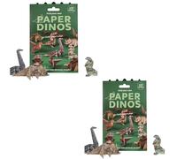 JDKJAG 50pcs 3D Origami Kit, DIY Paper Cats Origami Kit, Creative Origami Animal Kit, Fold Your Own Paper Cats, Origami Animal Shaped Decoration Kit, Origami Set for Adults Kids (Dino*2)