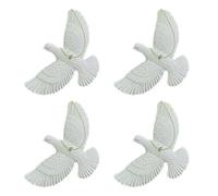 JDKJAG Multi-Pack Acrylic Turtle Doves Christmas Tree Decoration, Two Turtle Doves Christmas Ornaments for The Home, Gifts for Friendship Friends Family (4pcs)