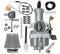 JDLLONG Carburetor for Honda TRX250EX Sportrax 250 EX 2001-2005 ATV Carb with Throttle Cable Fuel Petcock Valve 35mm Air Filter