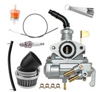 JDLLONG CT70 Carburetor for Honda CT70H CT 70 KO Trail Bike 1969-1977 Carb Kit with Throttle Cable and Air Filter