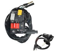 JDLLONG Electric Start Kill Light Choke Switch for Honda TRX 300 TRX300 TRX300FW 1998 1999 2000 with Ignition Key Switch