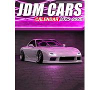 JDM Cars Calendar 2025 - 2026: Monthly Planner Jan 2025 to Dec 2026, Thick & Sturdy Paper, Unruled Blocks, Eco Friendly, Great Gifts For Beloved Fan, US Holidays, Kalendar, Calendrier