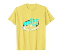 JDM Drift King Racing Art for Car Enthusiasts T-Shirt, Men, Lemon, S