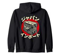 JDM Engine Japan Import Car Zip Hoodie
