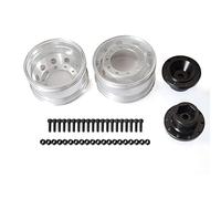 JDM Front Wheel Hub for Compatible With DIY Tamiya 1/14 Model Lesu Car Power Axles Rc Truck Hex Brake