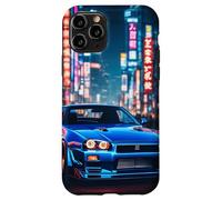 JDM Japanese Drift Race Car Tokyo Street Drift At Night Gift Case for iPhone 11 Pro