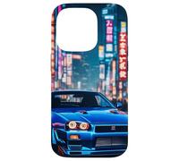 JDM Japanese Drift Race Car Tokyo Street Drift At Night Gift Case for iPhone 14 Pro