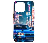 JDM Japanese Drift Race Car Tokyo Street Drift At Night Gift Case for iPhone 16 Pro