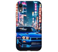 JDM Japanese Drift Race Car Tokyo Street Drift At Night Gift Case for iPhone XR