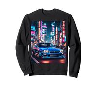 JDM Japanese Drift Race Car Tokyo Street Drift At Night Gift Sweatshirt