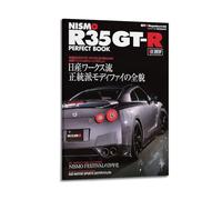 JDM Magazine Cover Poster for GTR R35 Sports Race Car Decorative Painting Canvas Art Picture 12x18inch(30x45cm)