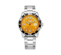 JDM Military Men Analog Watch with Stainless Steel Strap JDM-WG020-02