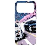 JDM Race Cars Tokyo Street Drift Anime Style Sakura Blossom Case for iPhone 17 Pro Max