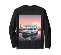 JDM Rolla E210 Hachiroku Hatchback Sedan 12th Gen Cool Car Long Sleeve T-Shirt
