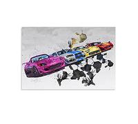 JDM Sport Car Poster 2 Fast 2 Furious Poster Decorative Painting Canvas Wall Art Living Room Posters Bedroom Painting 08x12inch(20x30cm)