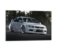 JDM Sports Car Poster for Evolution IX - Japanese Tuner Culture Street Racing Poster Decorative Painting Canvas Wall Posters And Art Picture Print Modern Family Bedroom Decor Posters 20x30inch(50x75