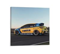JDM Sports Car Poster GR Yaris Rally Version Dynamic Design Sunset Race Track Tuned Poster Decorative Painting Canvas Wall Posters And Art Picture Print Modern Family Bedroom Decor Posters 28x28inch(7