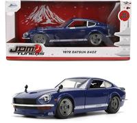 JDM Tuners - 1:24 1972 Datsun 24OZ Die-Cast Car (Dark Blue) [New Toy] Toy Car