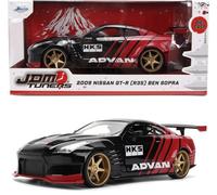 Jada 2009 Nissan GT-R Ben Sopra HSK Advan, Black/Red Toys 37022-1/24 (US IMPORT)