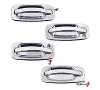JDMON Exterior Door Handles Replacement for 1999-2006 Chevy Tahoe Silverado Suburban Avalanche 1500/2500 GMC Sierra Yukon XL 1500/2500, 2002-2006 Cadillac Escalade ESV EXT Replacement for 15034985