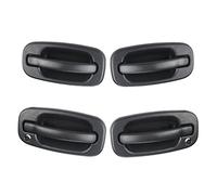 JDMON Front Rear Left & Right Exterior Door Handles Compatible with Chevy Silverado Suburban Tahoe Avalanche GMC Sierra Yukon Cadillac Escalade 1999-2007 Replaces 15034985, 15034986, 77261 Black 4Pcs