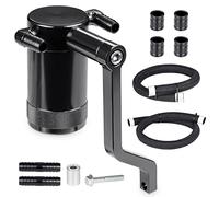 JDMON Oil Catch Can Oil Separator Reservoir Tank Compatible with 2011-2021 Dodge Challenger Charger Chrysler 300 5.7L 6.4L HEMI With Z-Bracket, Black