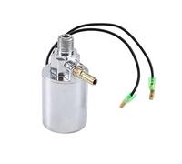 JDMSPEED 12V 24V Train Truck Air Horn Electric Solenoid Valve Heavy Duty 1/4" NPT Chrome Plated Metal Housing 150 PSI