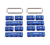 JDMSPEED Engine Spark Plug Wire Separator 8mm 9mm 10mm Blue 12pcs Replacement for 8 Cylinder Vehicles Racing Car