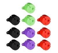 JDNH 10Pcs AntiCollision Elastics Rod Tie Downs Clip Fishing Fixed Balls Stand Collision Tie Downs Clip